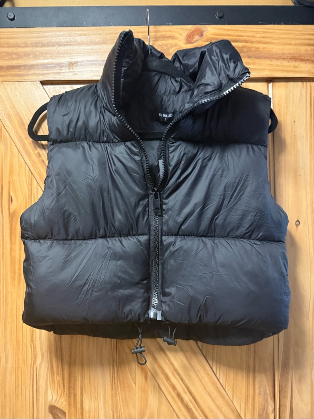 Women’s Black Puffer Vest - Lightweight Quilted Vest